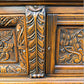 Antique Elizabethan Style Carved Oak Sideboard