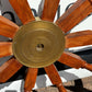 Huge Wooden Vintage Ships Wheel. 174 Cms Diameter.