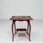 Vintage side table , lamp table , console table Art