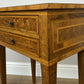 Bedside Table Vintage French Style Inlaid Burr Cabinet Carved Cupboard LOT 6289