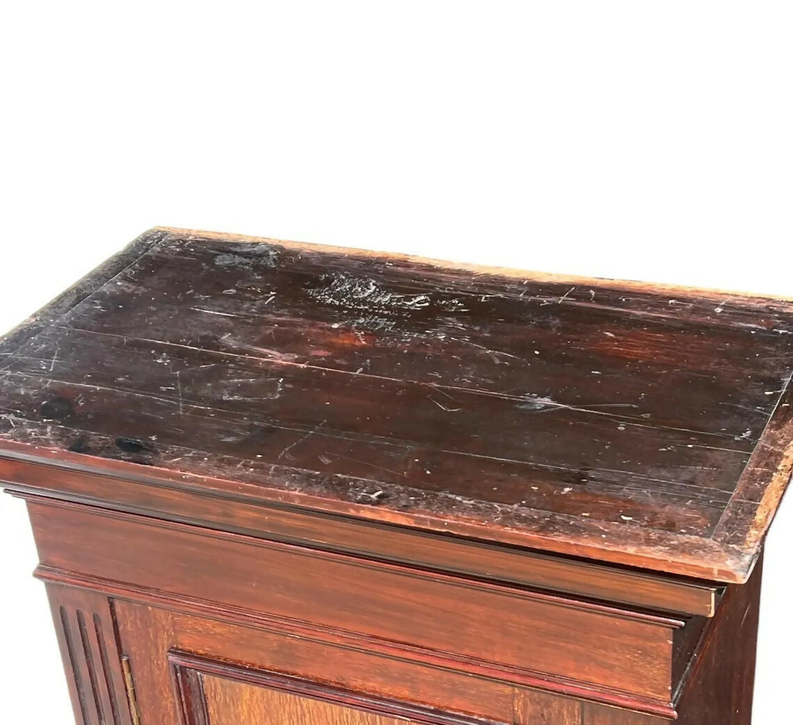 Antique Mahogany Edwardian bedside cupboard