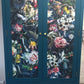 Upcycled Navy Wardrobe: Steampunk Skull & Roses Print