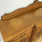 Sideboard Vintage French Louis Style Oak 4 Door Cupboard Carved Cabinet LOT 6363