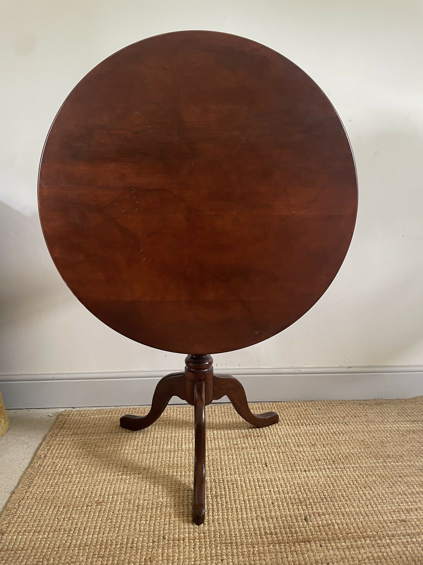 Antique Mahogany Tilt Top Coffee Table