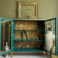 Vintage Peacock Drinks Cabinet – Hand-Finished Statement Furniture
