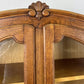 Bookcase Vintage French Louis XIV Style Oak Display Cabinet Sideboard LOT 6359