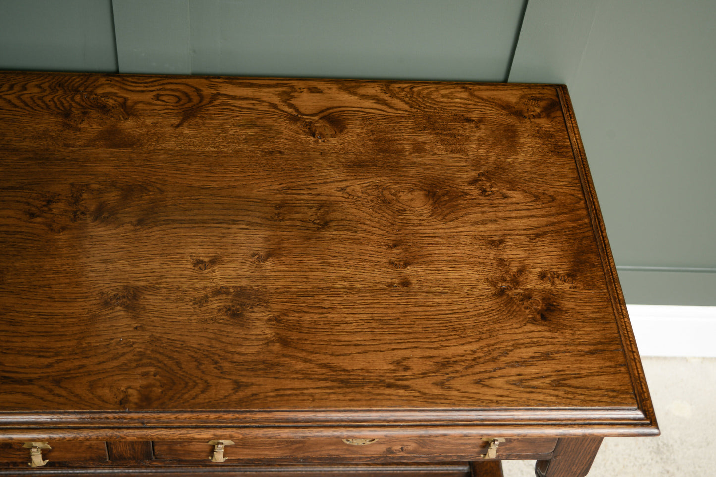 Solid Oak Console Table with Drawers - Bylaw Furniture