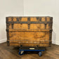 Victorian Domed Steamer Trunk / Antique Travel Chest