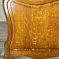 Bed Vintage French Louis XVI Oak Double Bed Frame Carved Headboard LOT 3699