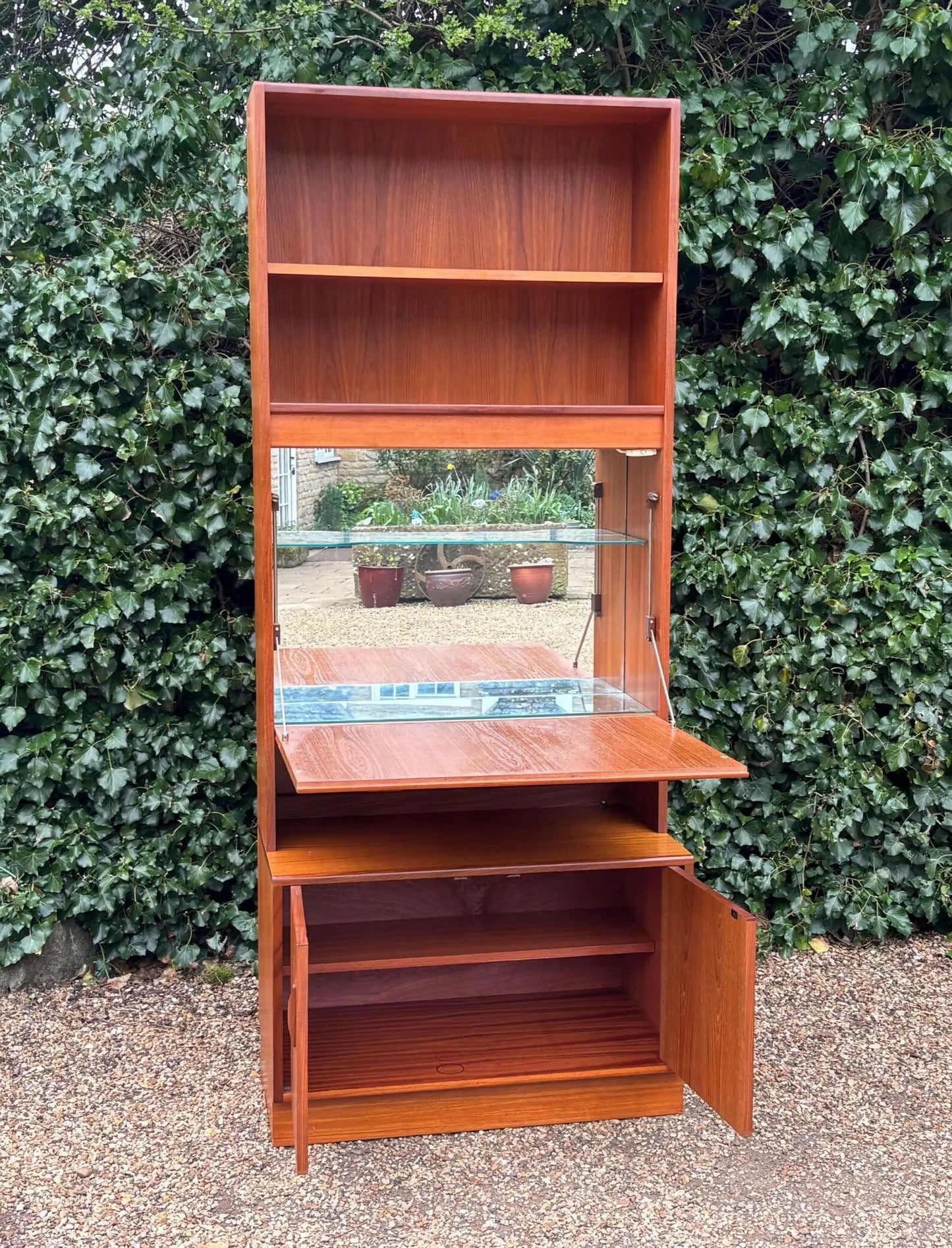 Vintage G Plan Fresco Drinks Cocktail Cabinet Wall Unit