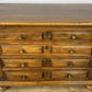 Chest of Drawers Vintage French Style Oak 4 Drawers Carved Cabinet LOT 6258