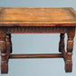 Titchmarsh & Goodwin Oak Draw Top Extending Dining Table / Draw Leaf Table