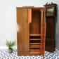 Uniflex Gents Double Fitted Wardrobe in Walnut Retro Mid Century