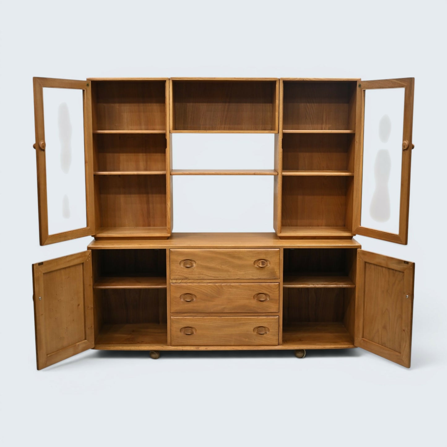 Ercol Windsor Sideboard Display Cabinets Light Finish #455D FREE UK Delivery*