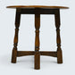 Old Charm Style Round Side Coffee Table Vintage Solid Oak FREE UK Delivery