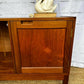 Mid Century Teak Record Cabinet / Small Sideboard / Bedside, Drinks Cabinet, Retro Furniture, Living Room, Hallway Storage, Danish Style
