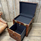 Handmade Storage Chest - Personalised English Luxury Leather - Drawer Trunk