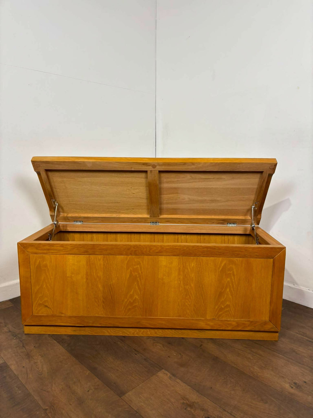 Modern Oak Blanket Box