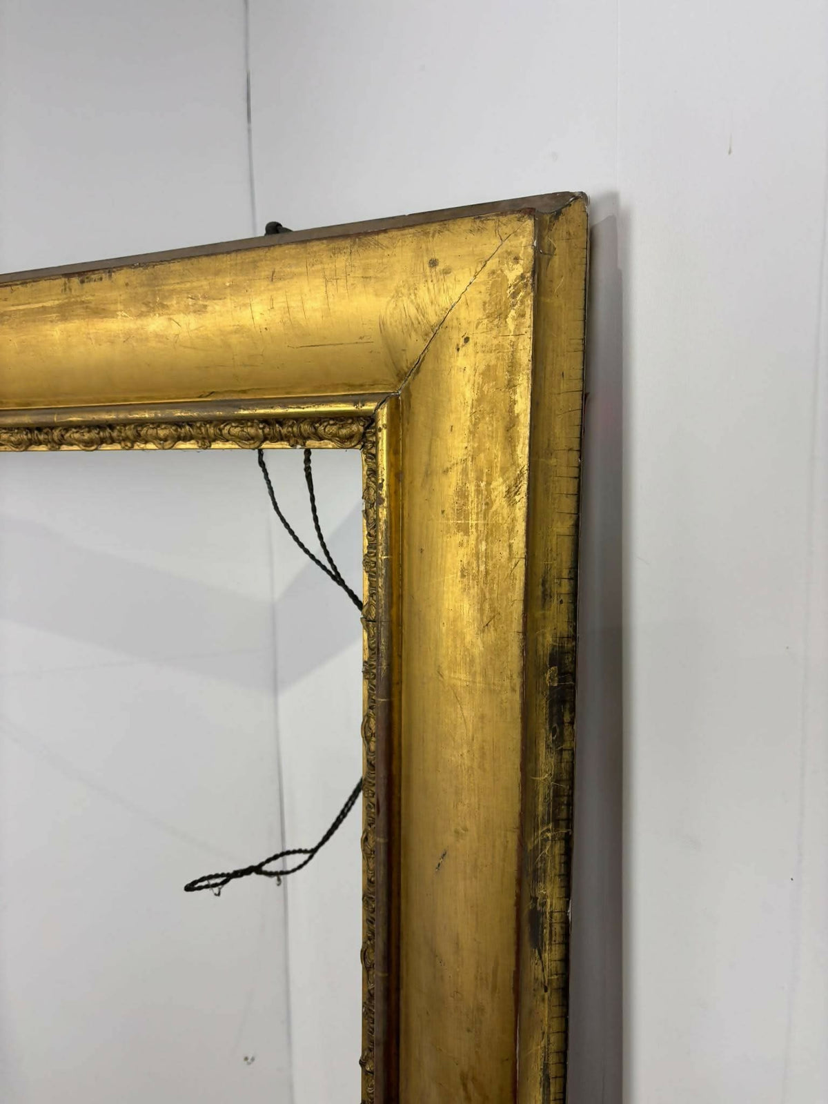 Late 19th Century Very Large Antique Gilt Decorative Picture Frame
