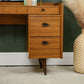 Mid Century Teak Dressing Table with Mirrors - Lebus Link - 1960s