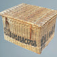 Large Antique Wicker Log Basket