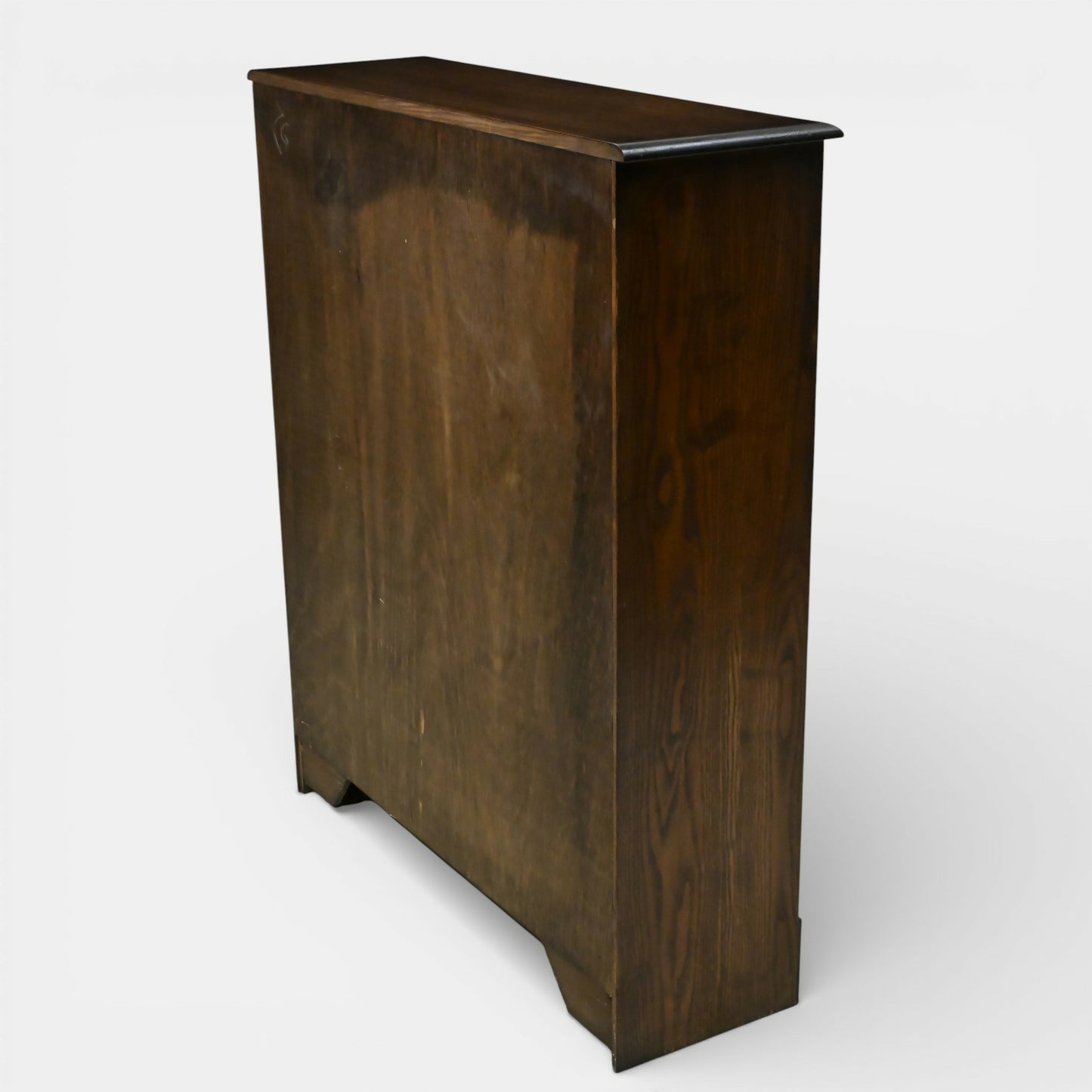 Vintage Display Bookcase With 2 Shelves Leaded Glass Doors FREE UK Delivery*. SBR11047/1410E