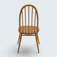 6 Ercol Dining Chairs Windsor Quaker Light Finish Vintage 1970s FREE UK Delivery