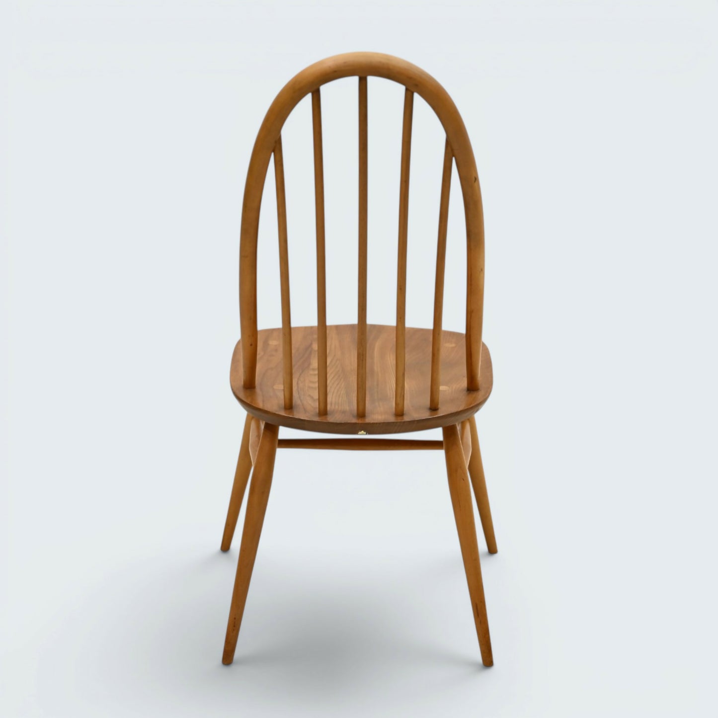 6 Ercol Dining Chairs Windsor Quaker Light Finish Vintage 1970s FREE UK Delivery