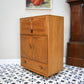 Ercol Windsor Blonde Drinks Cocktail Cabinet Bureau in Elm Model 469