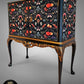 Luxury Art Deco Drinks Cocktail Cabinet, Vintage Bespoke Refinished Design, Handmade