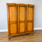 Wardrobe Vintage French Louis Oak Triple Door Carved Armoire Cabinet LOT 6534
