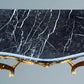 French Rococo Gilt Serpentine Console Table