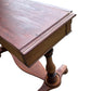 Antique Mahogany 19th C stretcher table desk