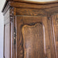 Wardrobe Antique French Louis XVI Style Oak Three Door Carved Armoire LOT 6461