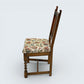 6 Yorke Old Charm Dining Chairs Trellis Fabric Light Oak Frames FREE UK Delivery