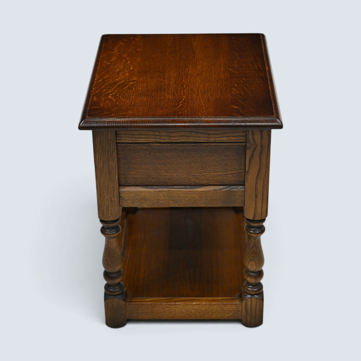 Old Charm Side Table Lamp Table Light Oak Finish With Drawer FREE UK Delivery