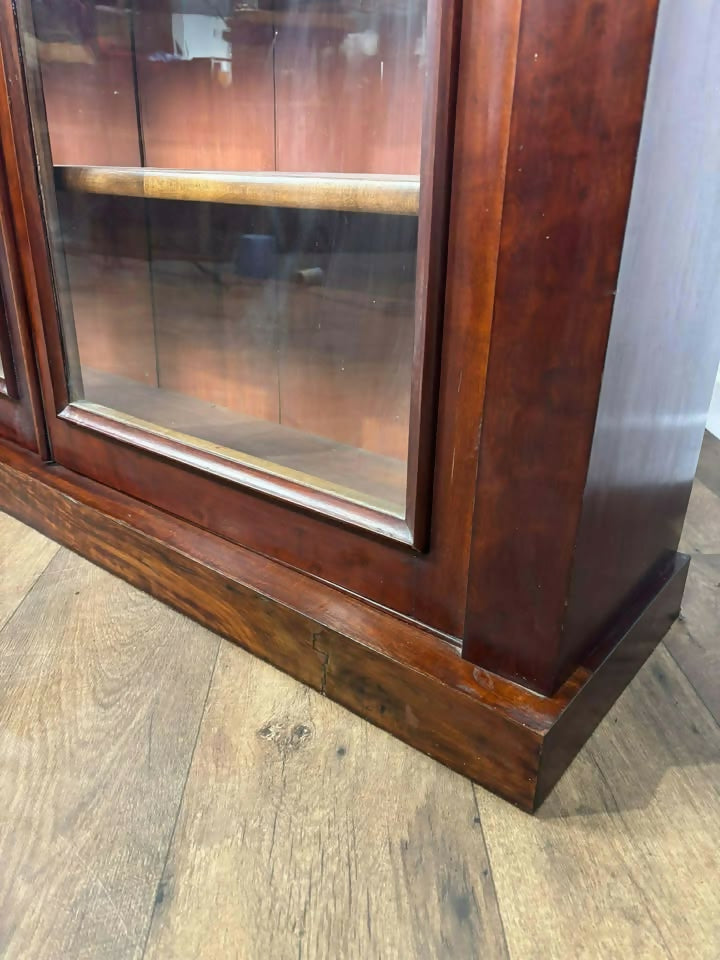 Victorian Mahogany Glazed Bookcase