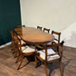 Regency Style Mahogany Twin Pedestal Table with Eight Chairsm
