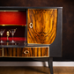 Crimson Crimson Cocktail Cabinet | Drinks Cabinet | Mid Century Bar Cabinet | Statement Home Bar