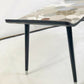 Vintage Mid Century contoured coffee table - Tapered legs, iconic design