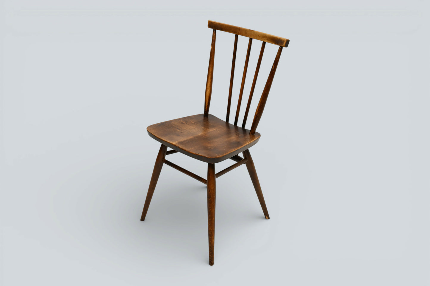 5 Ercol Stick Back Chairs Multi Purpose 1950s Waxed Finish FREE UK Delivery
