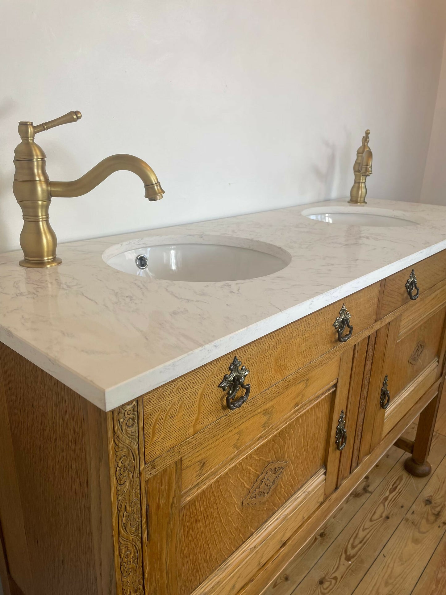 Vintage Vanity Unit Made to Order Vanity Unit Custom Made Bathroom Furniture Antique Vintage Bathroom Washstand Basin Unit