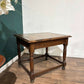 Victorian oak library table featuring b