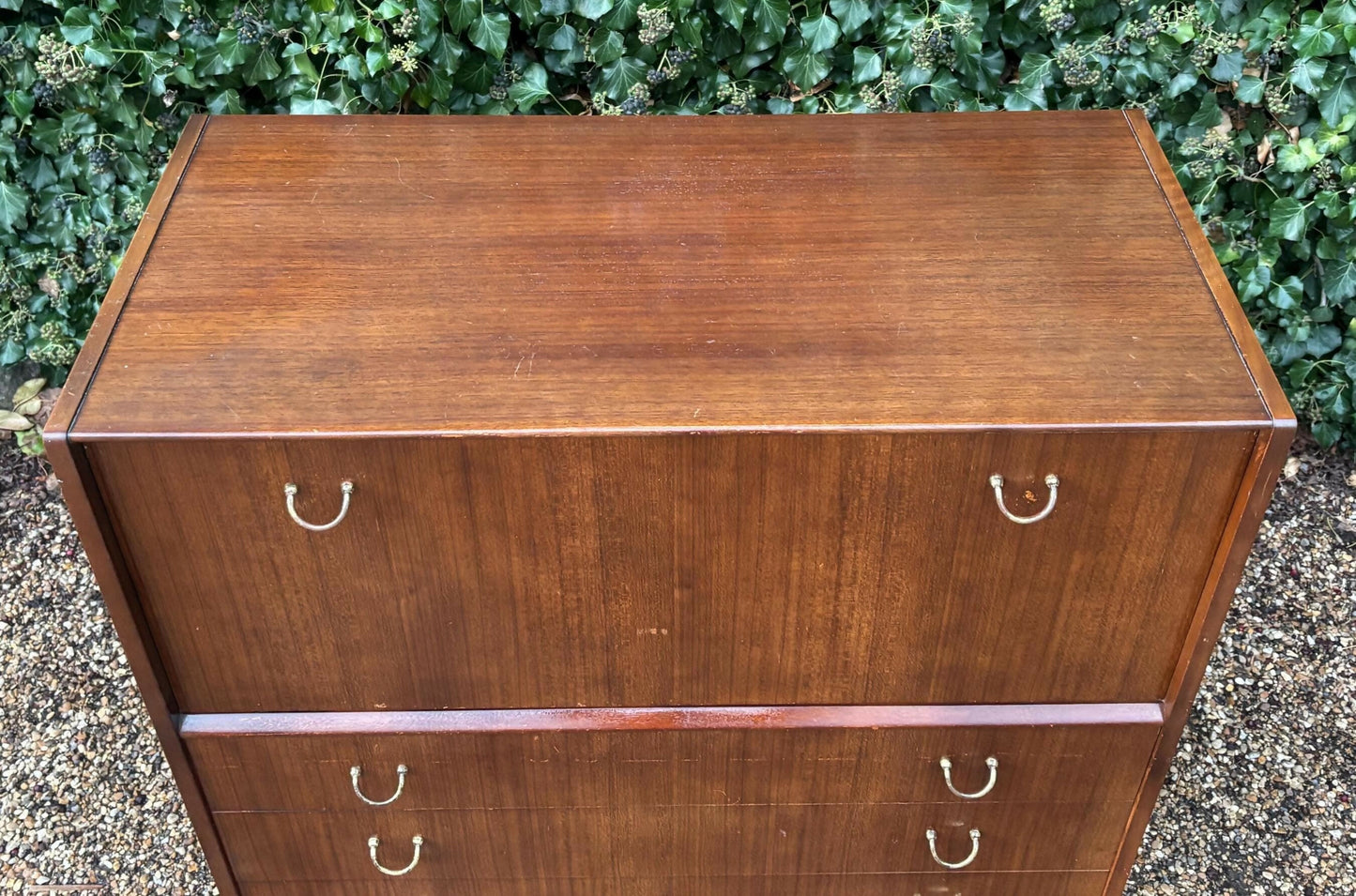 Vintage Tola & Black Drinks Cocktail Cabinet By G Plan