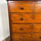 Victorian Mahogany Two Over Three Chest of Drawers