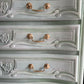 Vintage French Style Chest of Drawers - Hand Painted Mint Green