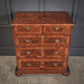 William & Mary Oyster Veneered Art Deco Chest Of Drawers