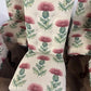 Set Of Six Victorian Style Upholstered Dining Chairs On Claw & Ball Feet