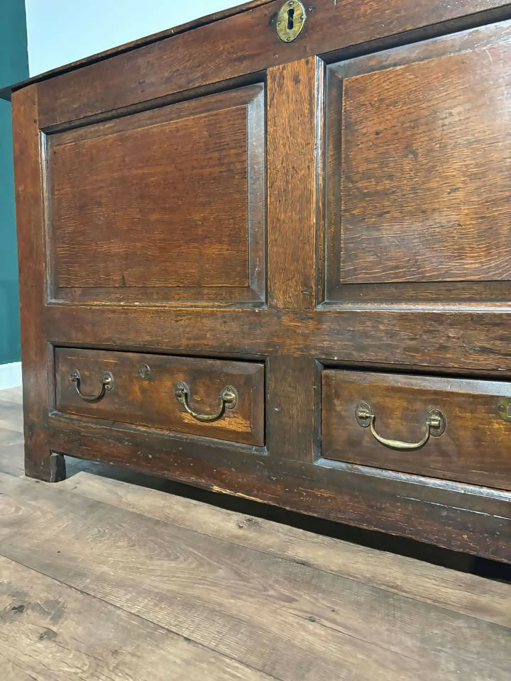 George III Oak Mule Chest2