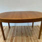 Nathan Mid Century Teak Dining Table Extendable Vintage MCM Extending Table